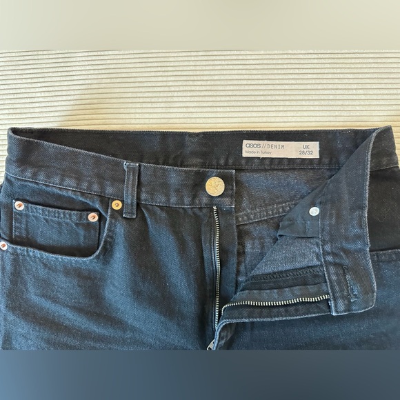 ASOS Boyfriend Jeans - Black, Size 28 - Picture 4 of 6